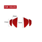 Car Inner Door Bowl Decorative Sticker for Volvo V60 2010-2017, Left and Right Drive, Door Bowl