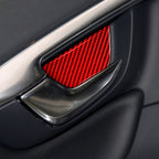 Car Inner Door Bowl Decorative Sticker for Volvo V60 2010-2017, Left and Right Drive, Door Bowl