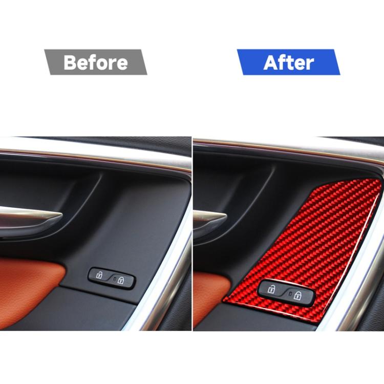 Car Window Lift Button B Decorative Sticker for Volvo V60 2010-2017, Left and Right Drive, Window Lift Button B