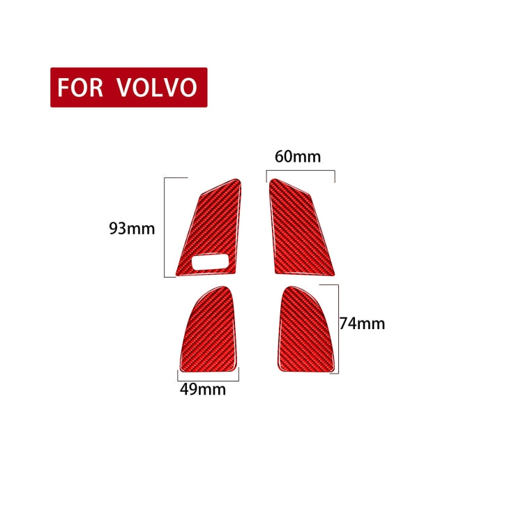 Car Window Lift Button A Decorative Sticker for Volvo V60 2010-2017, Left Drive, Window Lift Button A, Left Drive