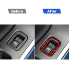 Car Window Lift Button Decorative Sticker for Volvo V60 2010-2017, Left Drive, Window Lift Button, Left Drive