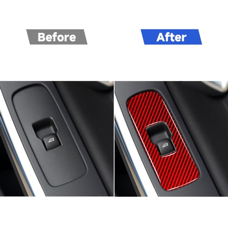 Car Window Lift Button Decorative Sticker for Volvo V60 2010-2017, Left Drive, Window Lift Button, Left Drive