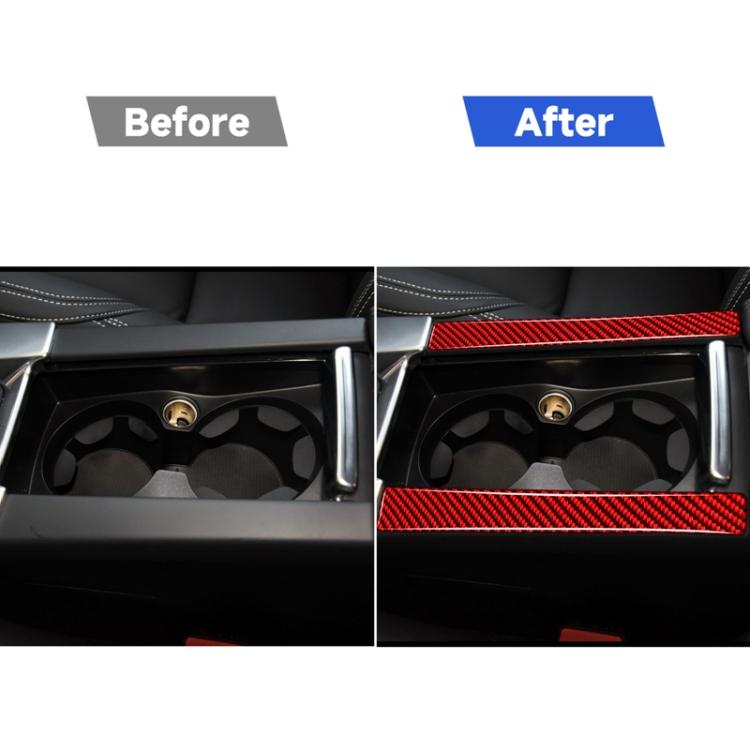 Car Handrail Cup Holder Decorative Sticker for Volvo V60 2010-2017, Left and Right Drive, Handrail Cup Holder