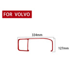 Car Carbon Fiber Navigation Frame Decorative Sticker for Volvo V60 2010-2017, Right Drive, Navigation Frame , Right Drive