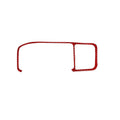 Car Carbon Fiber Navigation Frame Decorative Sticker for Volvo V60 2010-2017, Left Drive, Navigation Frame , Left Drive