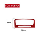 Car Central Control Air Outlet Decorative Sticker for Volvo V60 2010-2017, Left and Right Drive, Central Control Air Outlet