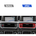 Car Central Control Lower Air Outlet Decorative Sticker for Volvo V60 2010-2017, Right Drive, Central Control Lower Air Outlet, Right Drive
