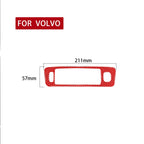 Car Central Control Lower Air Outlet Decorative Sticker for Volvo V60 2010-2017, Left Drive, Central Control Lower Air Outlet, Left Drive