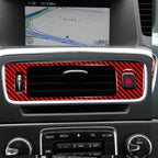 Car Central Control Lower Air Outlet Decorative Sticker for Volvo V60 2010-2017, Left Drive, Central Control Lower Air Outlet, Left Drive