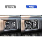 Car Carbon Fiber Dashboard Adjustment Frame Decorative Sticker for Lexus CT 2011-2017, Right Drive, Dashboard Adjustment Frame, Right Drive