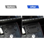 Car Carbon Fiber CD Panel B Decorative Sticker for Lexus CT 2011-2017, Left Drive, CD Panel B, Left Drive