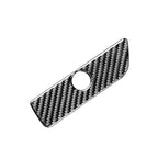 Car Carbon Fiber Storage Box Handle Decorative Sticker for Ford Explorer 2013-2019, Left Drive, Storage Box Handle