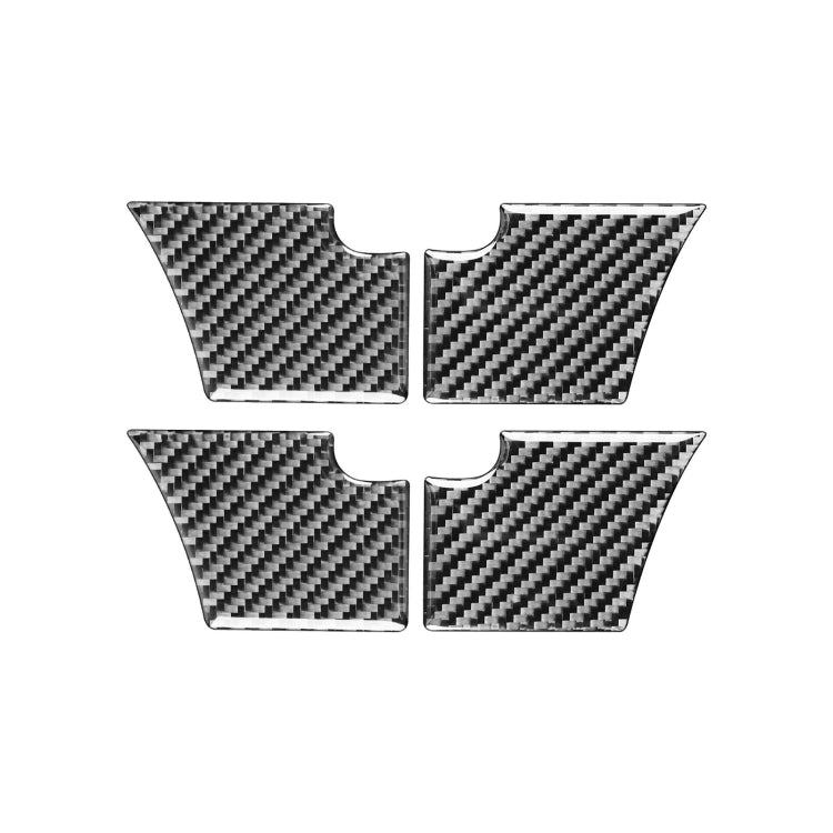 Car Carbon Fiber Inner Door Bowl Decorative Sticker for Ford Explorer 2013-2019, Left Drive, Inner Door Bowl