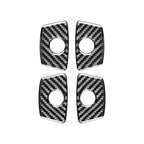 Car Carbon Fiber Door Decorative Sticker for Ford Explorer 2013-2019, Left Drive, Door