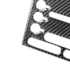 Car Carbon Fiber Air Conditioning Panel Decorative Sticker for Ford Explorer 2016-2019, Left Drive, Air Conditioning Panel
