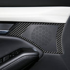 Car Front Door Speaker Frame Decorative Sticker for Mazda 3 Axela 2020, Left and Right Drive, Front Door Speaker Frame