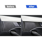 Car Front Door Speaker Frame Decorative Sticker for Mazda 3 Axela 2020, Left and Right Drive, Front Door Speaker Frame