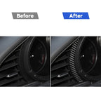 Car Carbon Fiber Dashboard Decorative Sticker for Mazda 3 Axela 2020, Left and Right Drive Universal, Dashboard