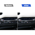 Car Air Conditioning Control Box Decorative Sticker for Mazda 3 Axela 2020, Left and Right Drive, Air Conditioning Control Box