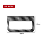 Car Carbon Fiber Rear Air Outlet Decorative Sticker for Mazda 3 Axela 2020, Left and Right Drive, Rear Air Outlet