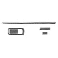 Car Carbon Fiber Storage Frame Decorative Sticker for Mazda 3 Axela 2020, Left and Right Drive , Storage Frame