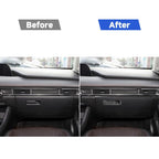 Car Carbon Fiber Storage Frame Decorative Sticker for Mazda 3 Axela 2020, Left and Right Drive , Storage Frame