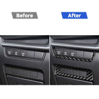 Car Carbon Fiber Headlight Frame Decorative Sticker for Mazda 3 Axela 2020, Right Drive, Headlight Frame, Right Drive