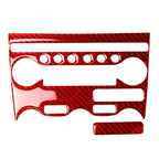 2 in 1 Car Carbon Fiber Air Conditioning Adjustment Panel Decorative Sticker for Nissan 370Z / Z34 2009-, Left and Right Drive Universal, Air Conditioning Adjustment Panel Strip