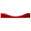 Car Carbon Fiber Multimedia Navigation Button Decorative Strip for Nissan 370Z / Z34 2009-, Left and Right Drive Universal, Multimedia Navigation Button Strip