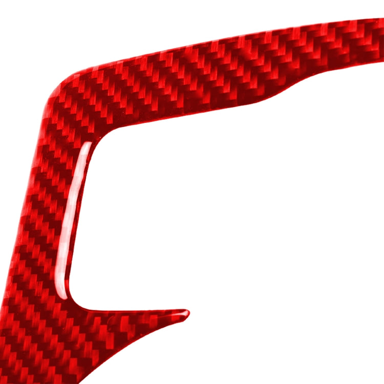 5 in 1 Car Carbon Fiber Gear Water Cup Holder Panel Decorative Sticker for Nissan 370Z / Z34 2009-, Left Drive, Gear Water Cup Holder Panel, Left Drive