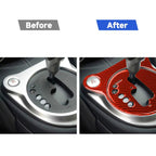 2 in 1 Car Carbon Fiber Automatic Gear Shifting Transmission Panel Decorative Sticker for Nissan 370Z / Z34 2009-, Left Drive, Automatic Gear Shifting Transmission Panel, Left Drive