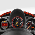 Car Carbon Fiber Speed Dashboard Decorative Strip for Nissan 370Z / Z34 2009-, Left and Right Drive Universal, Speed Dashboard Strip