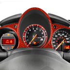 Car Carbon Fiber Speed Dashboard Decorative Sticker for Nissan 370Z / Z34 2009-, Left and Right Drive Universal, Speed Dashboard