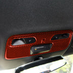 Car Carbon Fiber Dome Light Panel Decorative Sticker for Chevrolet Camaro 2016, Left and Right Drive Universal, Dome Light Panel