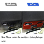 Car Carbon Fiber Dome Light Panel Decorative Sticker for Chevrolet Camaro 2016, Left and Right Drive Universal, Dome Light Panel
