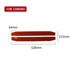 Car Carbon Fiber Welcome Pedal Panel Decorative Sticker for Chevrolet Camaro 2017-2019, Left and Right Drive Universal, Welcome Pedal Panel