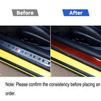 Car Carbon Fiber Welcome Pedal Panel Decorative Sticker for Chevrolet Camaro 2017-2019, Left and Right Drive Universal, Welcome Pedal Panel