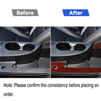 Car Carbon Fiber Center Control Panel Decorative Sticker for Chevrolet Camaro 2017-2019, Left Drive, Center Control Panel