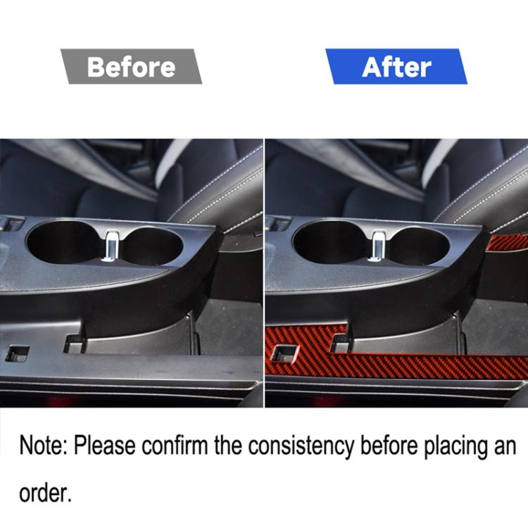 Car Carbon Fiber Center Control Panel Decorative Sticker for Chevrolet Camaro 2017-2019, Left Drive, Center Control Panel