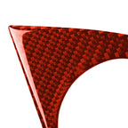 Car Carbon Fiber Water Cup Holder Panel Decorative Sticker for Chevrolet Camaro 2017-2019, Left Drive, Water Cup Holder Panel