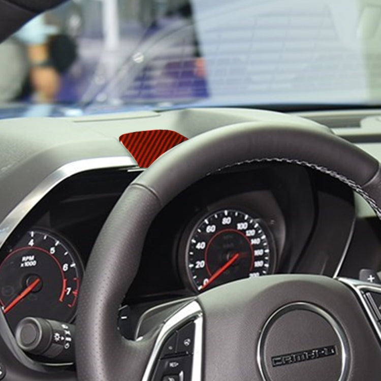 Car Carbon Fiber Dashboard Decorative Sticker for Chevrolet Camaro 2017-2019, Left and Right Drive Universal, Dashboard