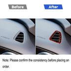 Car Carbon Fiber Dashboard Air Outlet Decorative Sticker for Chevrolet Camaro 2017-2019, Left and Right Drive Universal, Dashboard Air Outlet