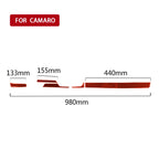 Car Carbon Fiber Center Control Decorative Sticker for Chevrolet Camaro 2017-2019, Left Drive, Center Control, Left Drive