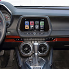 Car Carbon Fiber Center Control Decorative Sticker for Chevrolet Camaro 2017-2019, Left Drive, Center Control, Left Drive