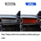 Car Carbon Fiber Front Passenger Seat Center Control Panel Decorative Sticker for Chevrolet Camaro 2017-2019, Left Drive, Front Passenger Seat Center Control Panel, Left Drive