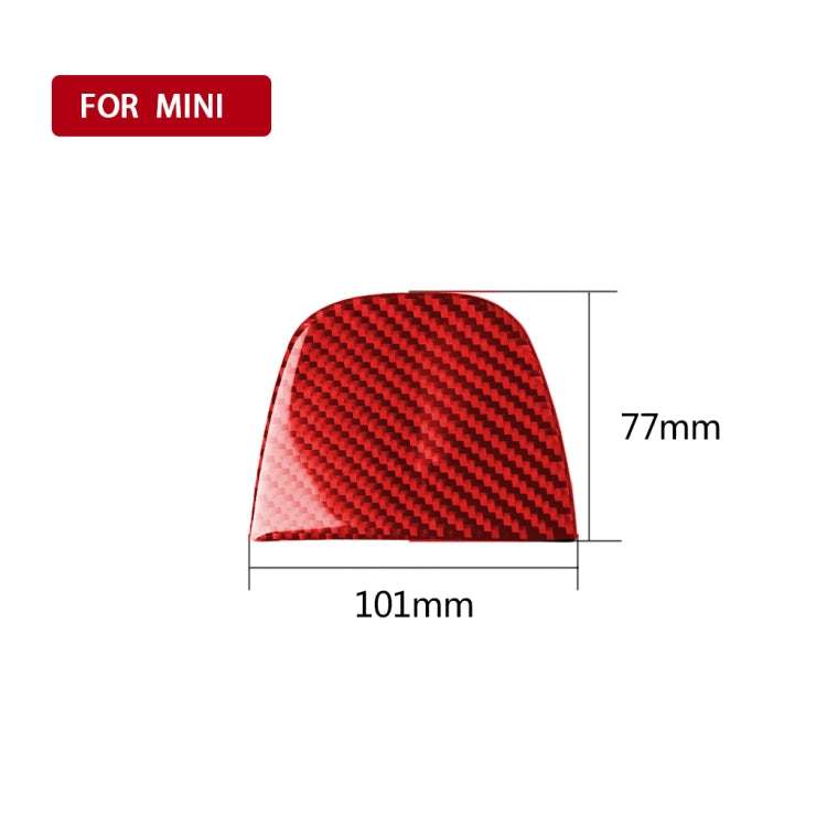 Car Carbon Fiber Reading Light Panel Decorative Sticker for BMW Mini F55 F56 F60, Left and Right Drive Universal, Reading Light Panel