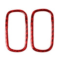 Car Carbon Fiber Air Outlet Frame Decorative Sticker for BMW Mini F60, Left and Right Drive Universal, Air Outlet Frame