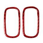 Car Carbon Fiber Air Outlet Frame Decorative Sticker for BMW Mini F60, Left and Right Drive Universal, Air Outlet Frame