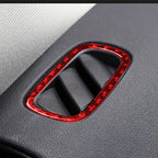 Car Carbon Fiber Air Outlet Frame Decorative Sticker for BMW Mini F60, Left and Right Drive Universal, Air Outlet Frame