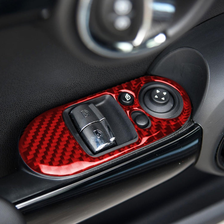 Car Carbon Fiber Lifting Panel Decorative Sticker for BMW Mini F56, Left Drive, Lifting Panel
